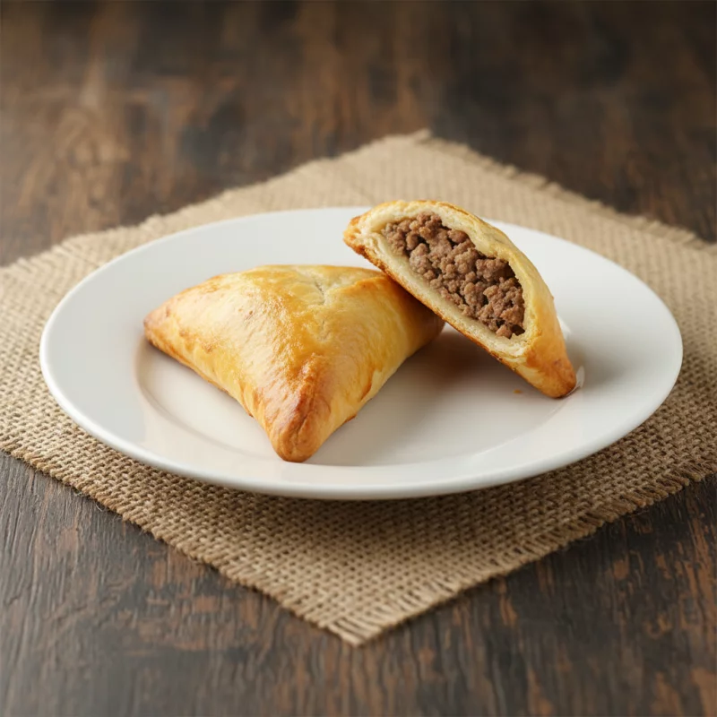 Esfirra de calabresa com queijo