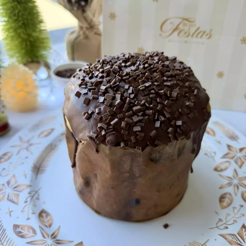 Chocotone brigadeiro