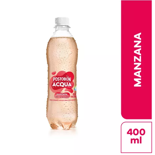 Agua saborizada manzana