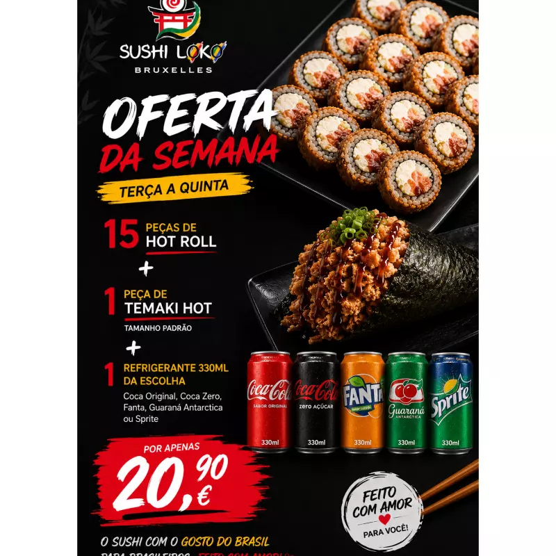 Oferta Meio de Semana + Refri