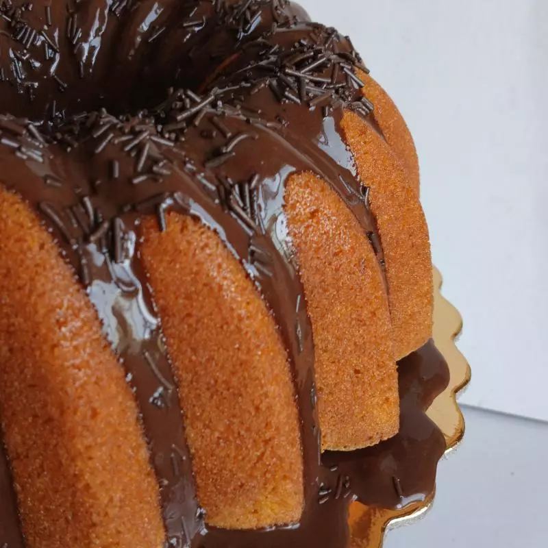 Bolo de Cenoura c/ Creme de chocolat