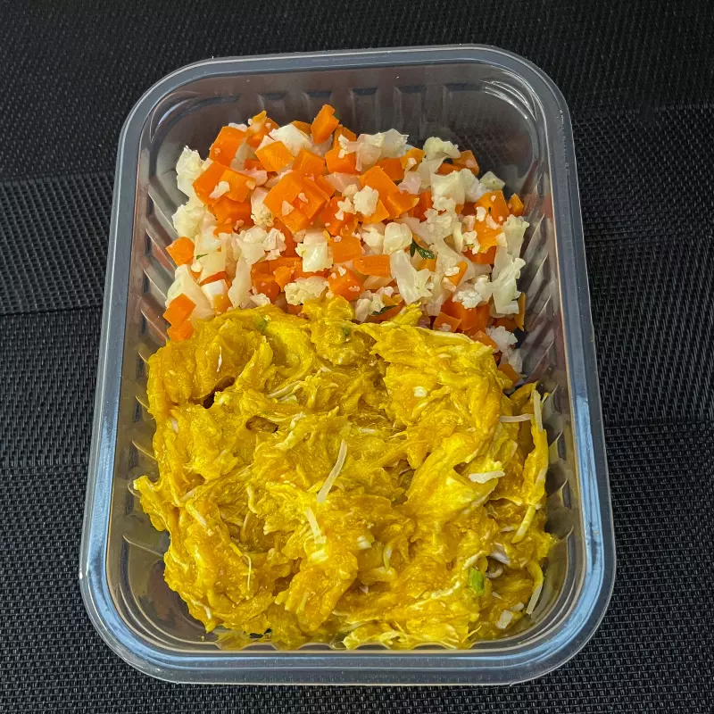 Frango com abóbora cremoso