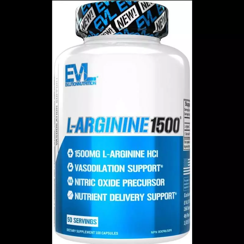 L- ARGININA 1500 EVL 100 CAPSULAS