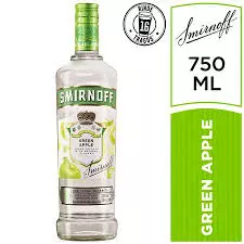 SMIRNOFF GREEN APPLE 750 ML