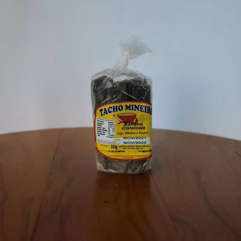 Bananada Cristalizada 200gr