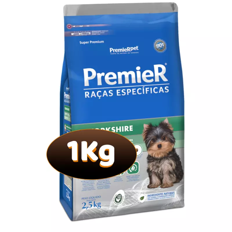 1 Kg - PremieR Yorkshire Filhote Peq