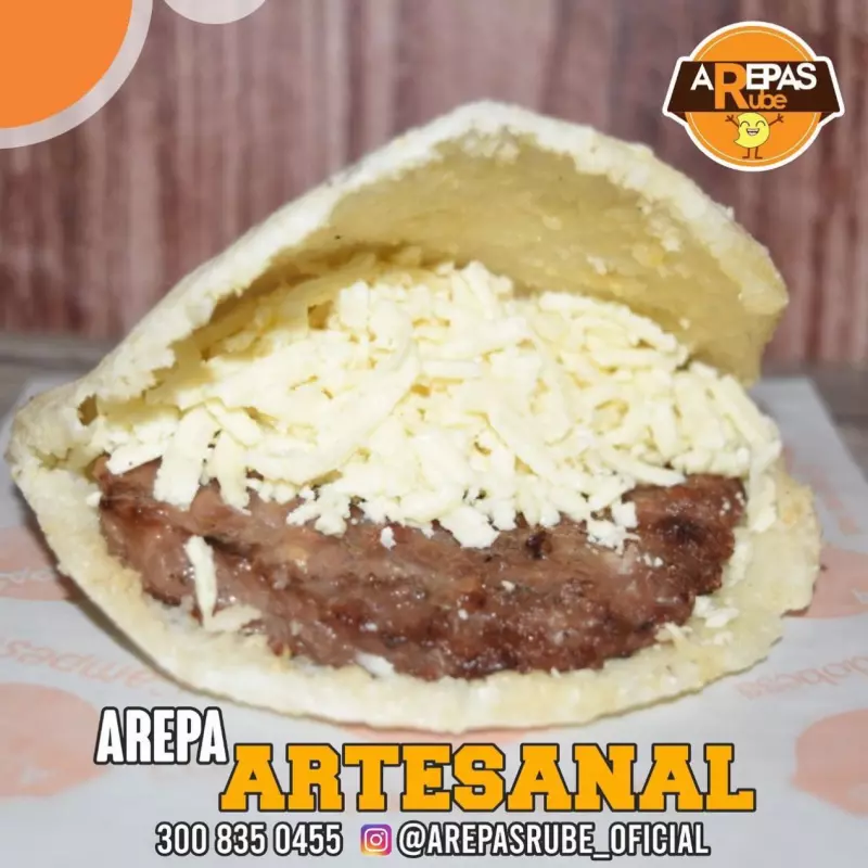 2 arepas artesanales x 3