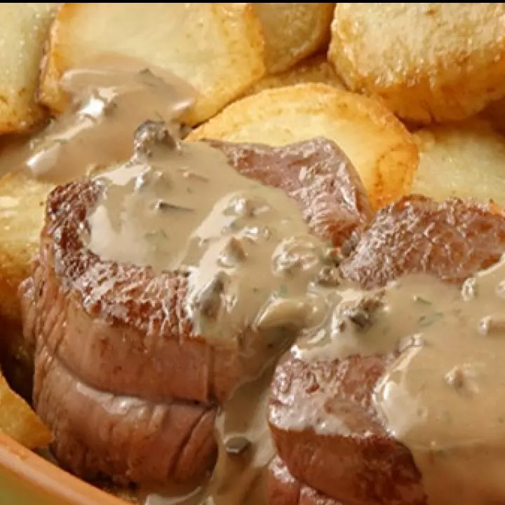 Colita de Cuadril con Salsa