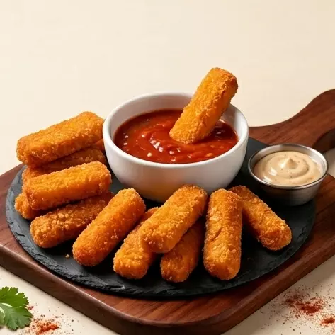 Porción Palitos de Pollo y Cheddar