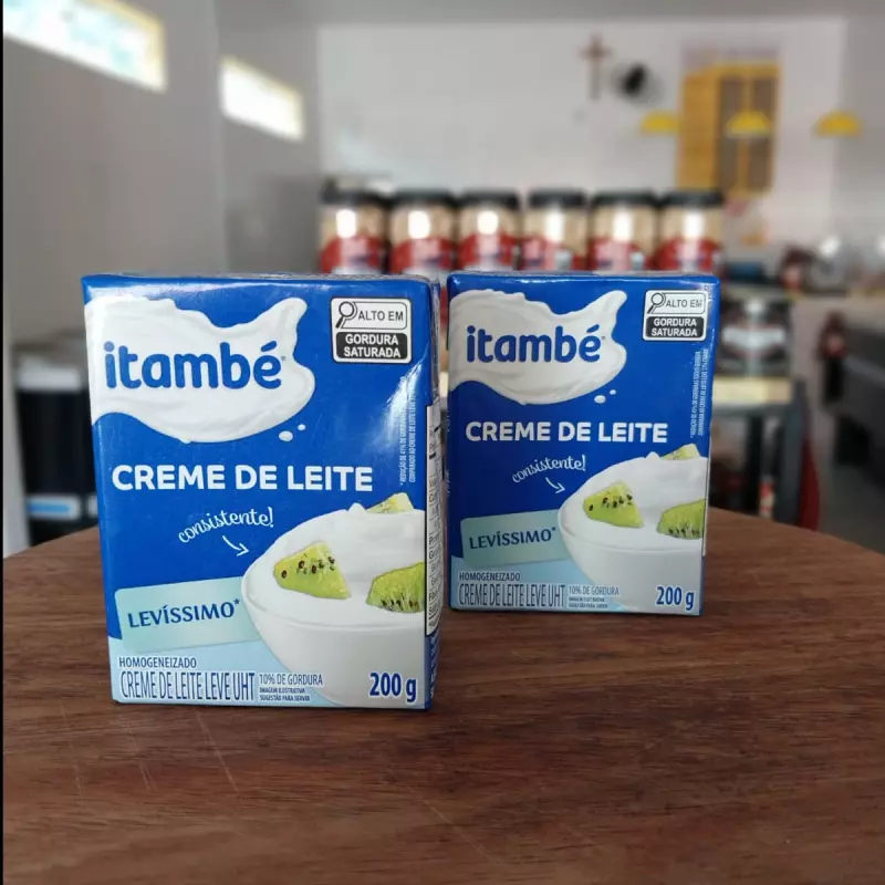 Creme de leite levíssimo