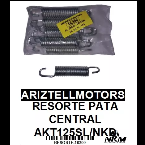 RESORTE PATA CENTRAL AKT125SL/NKD