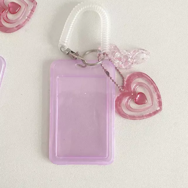 Holder rosa transparente