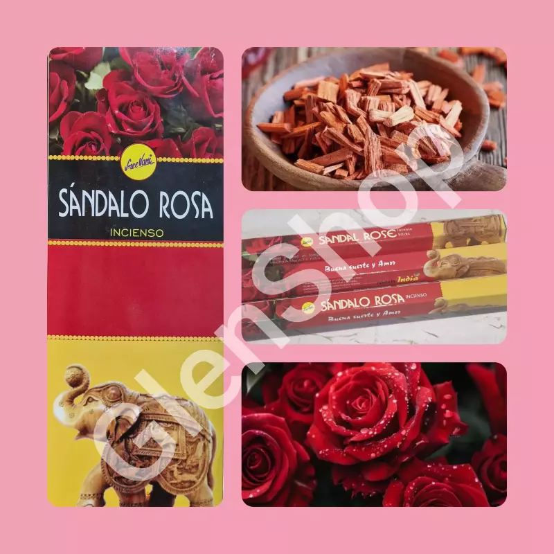 Incienso sándalo rosa