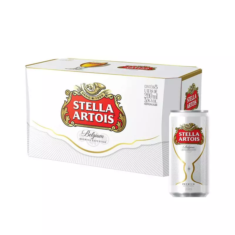 Stella Artois 269ml - 8 unid