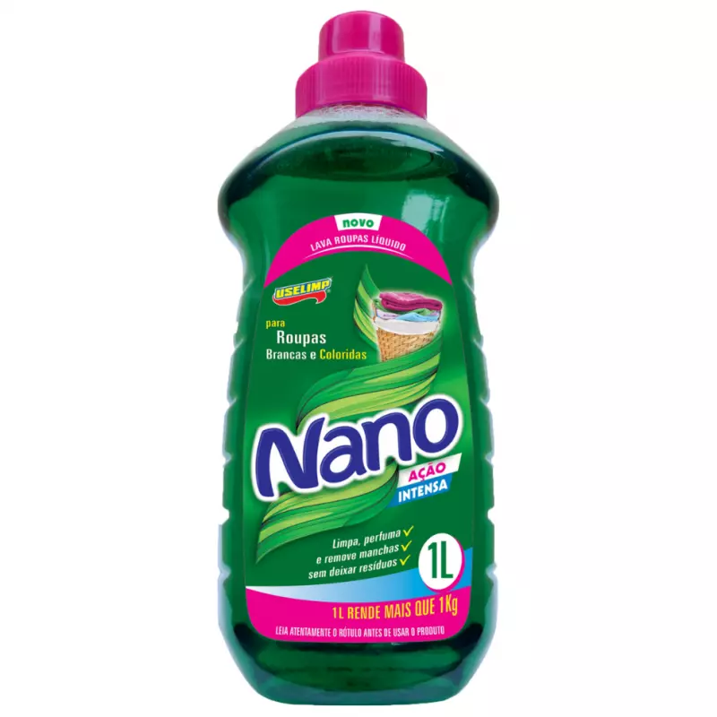 LAVA ROUPAS LIQUIDO NANO 1L