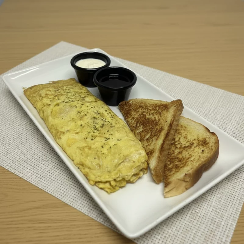 Omelette de Jamón y Queso