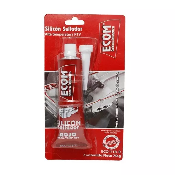 ECO-118 SILICON ROJO de 70 g.