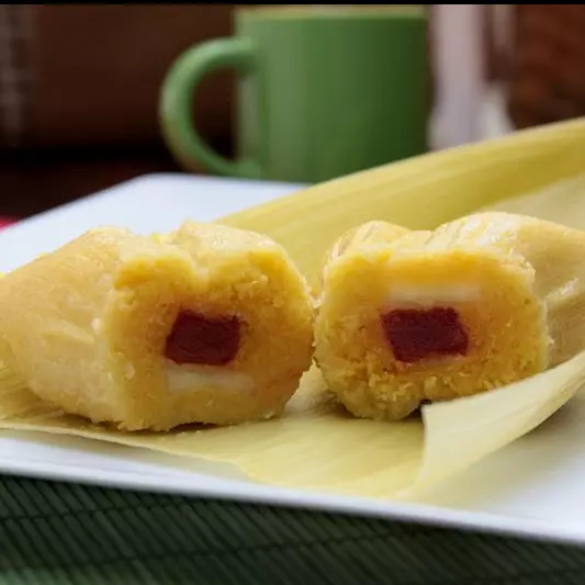 Pamonha Doce com Goiabada