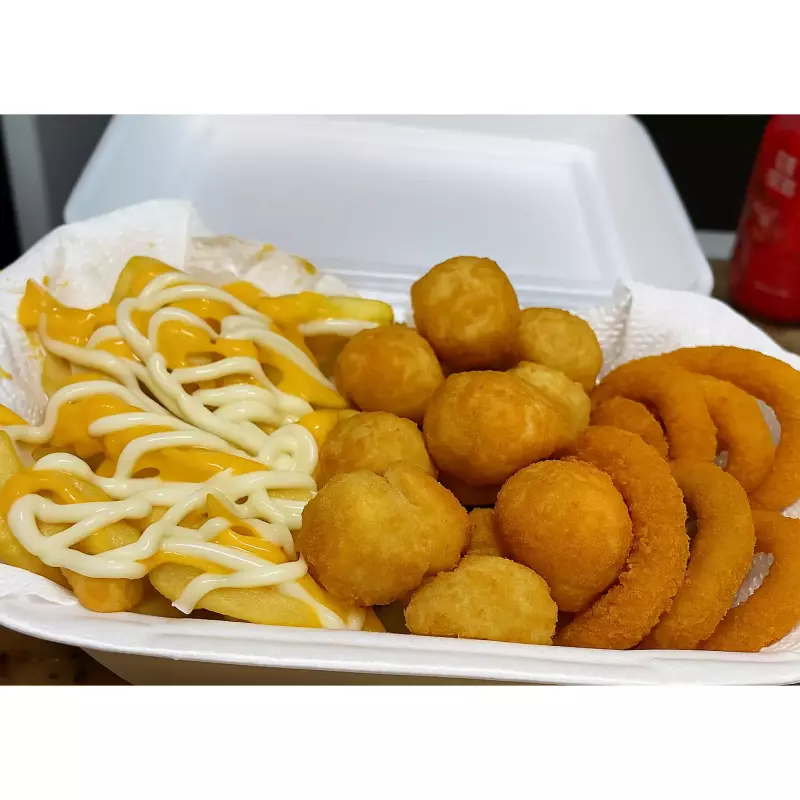 BATATA+BOLINHA DE... +ANEIS EMPANADO