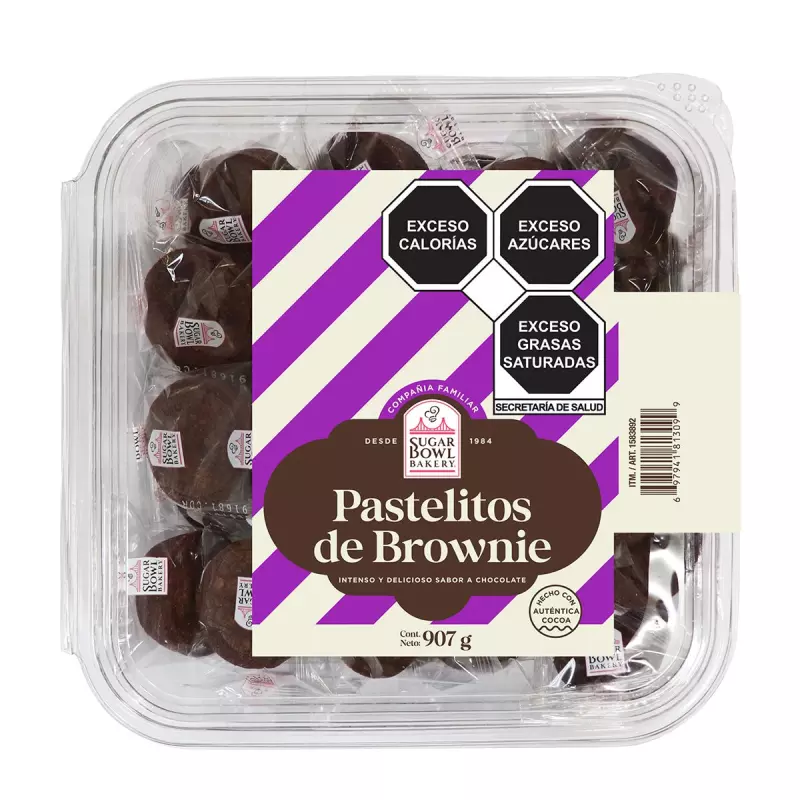 Pastelitos brownie