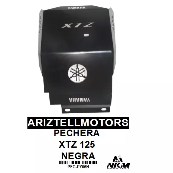 PECHERA XTZ 125 NEGRA