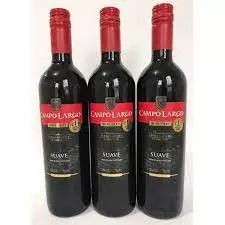 vinho campo largo suave tinto
