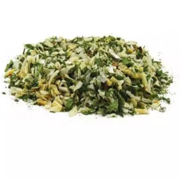 Cebola, alho e salsa