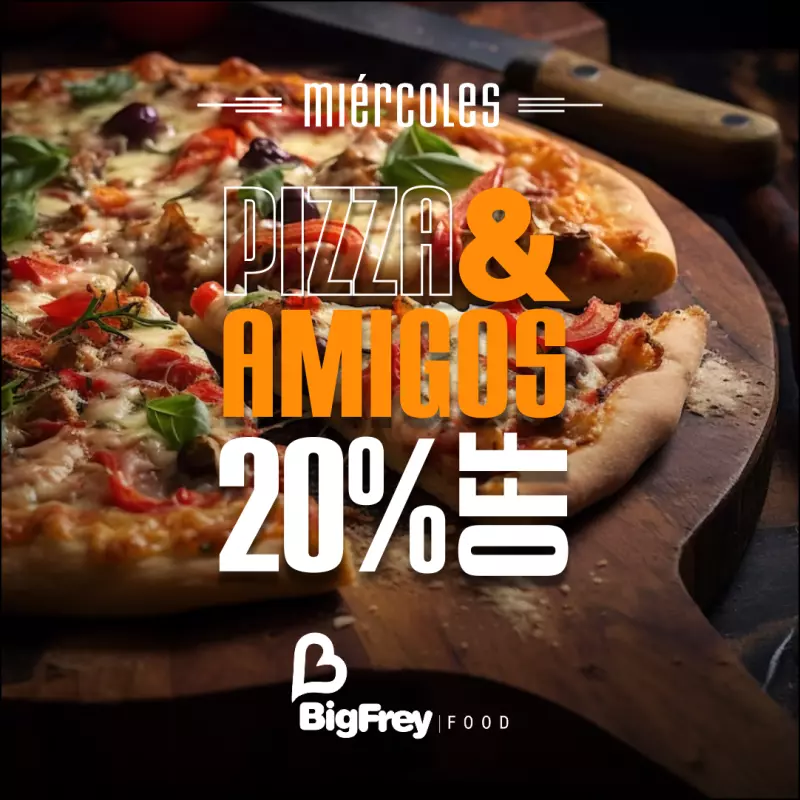Promo MIÉRCOLES / pizzas&amigos