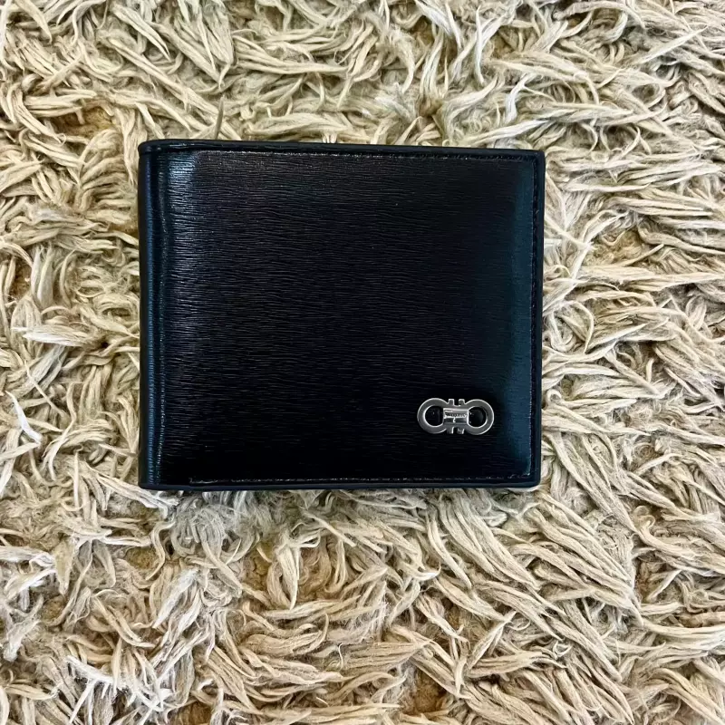 BILLETERA FERRAGAMO SILVER CLIP