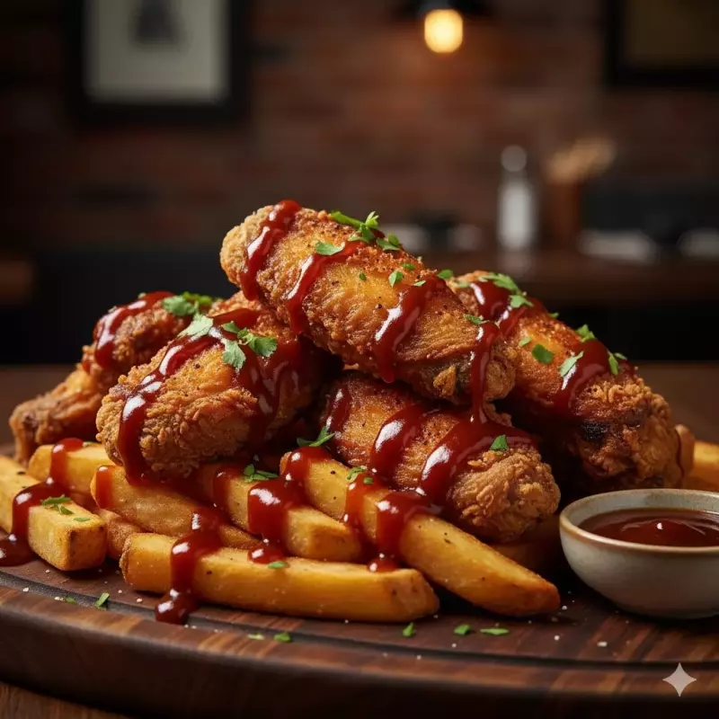 Alitas Krispy + Papas