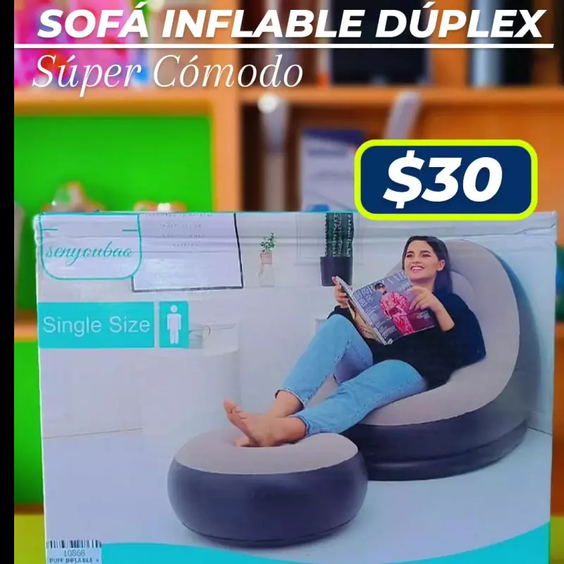 Sofá inflable duplex
