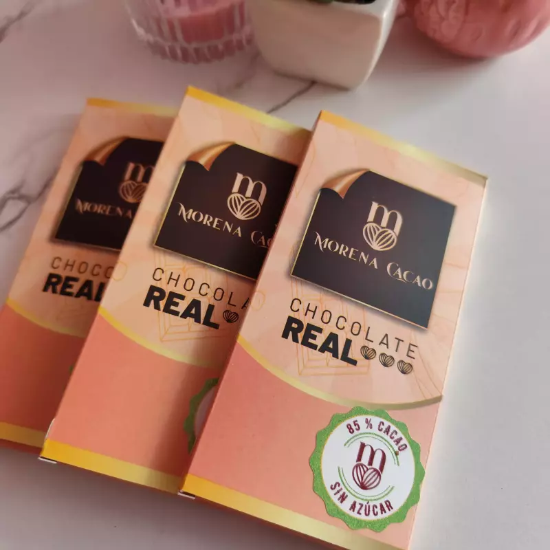 BARRA DE CHOCOLATE SIN AZUCAR 85% C.