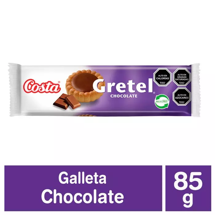 Galleta Gretel Chocolate Costa 85 Gr