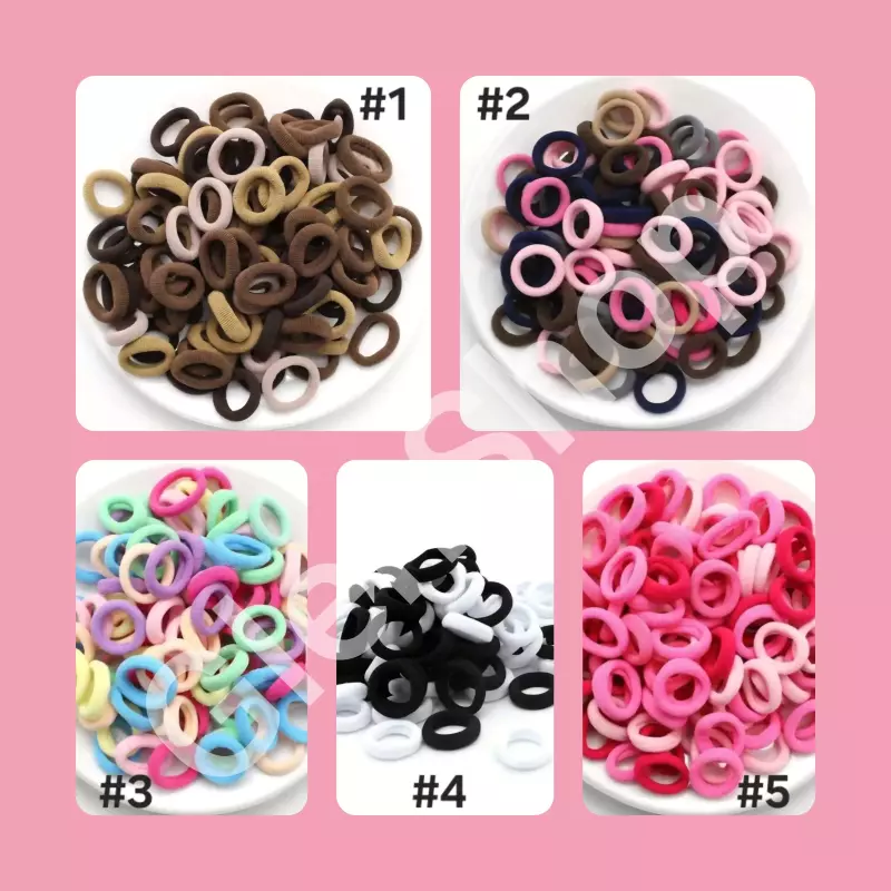 Set de 200 ligas de pelo