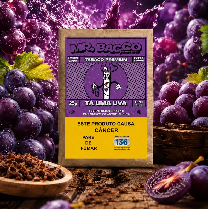 Tabaco Mr Bacco Uva 25gr