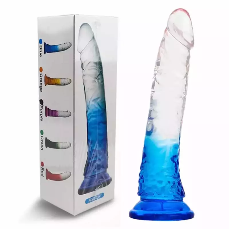 JELLY COCK BLUE 8.2″
