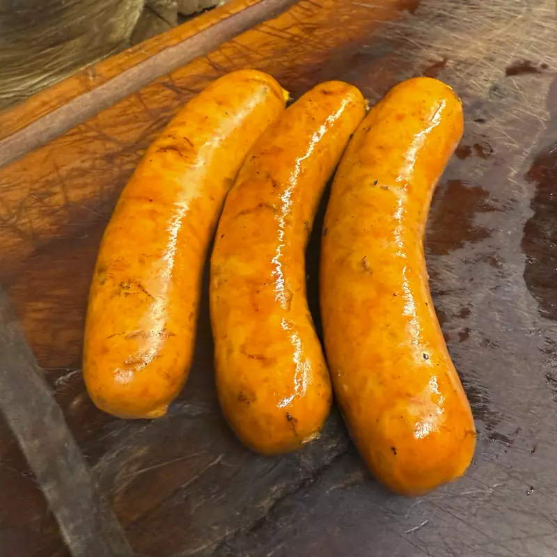 SALCHICHA JALAPEÑO Y CHEDAR POR PZA