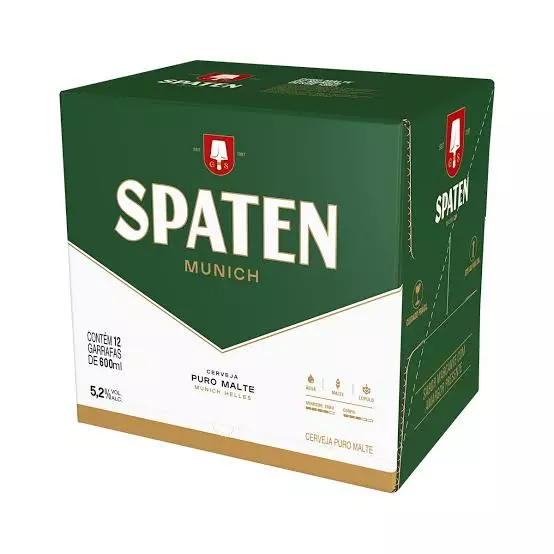 Caixa C/12 Spaten 600ml Com casco