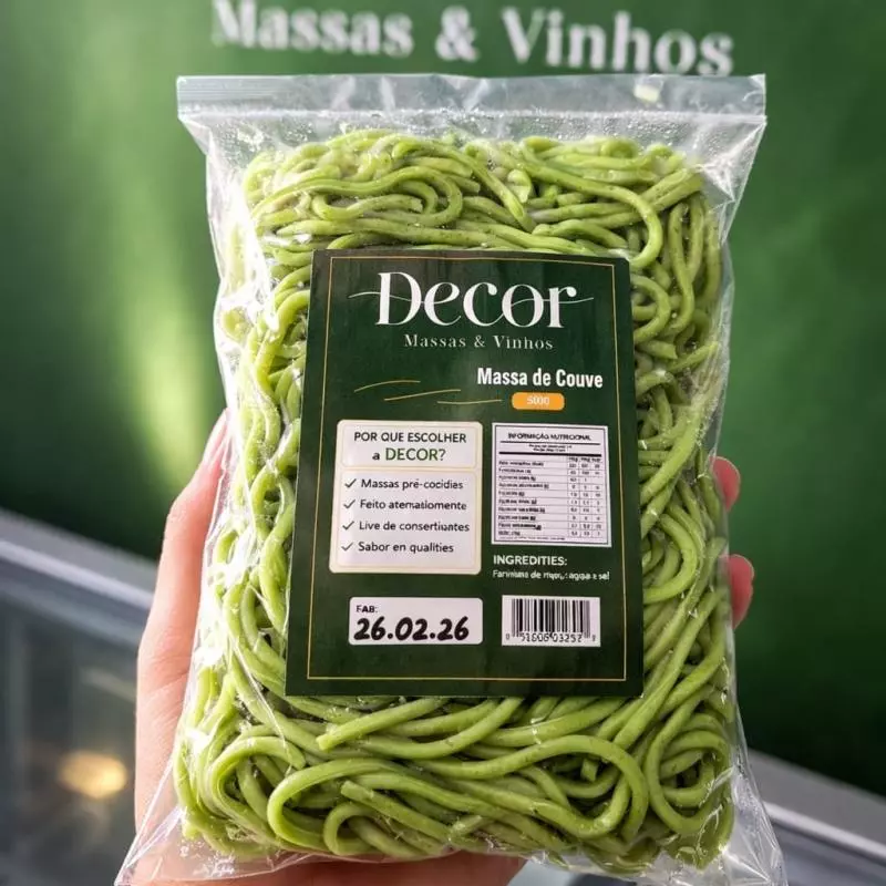 Massa de couve Espaguete 500g