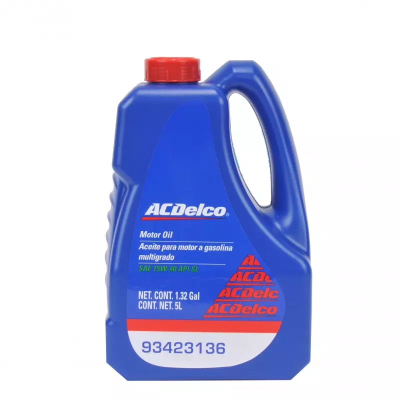 ACDelco SAE 15w-40 de 5 litros.