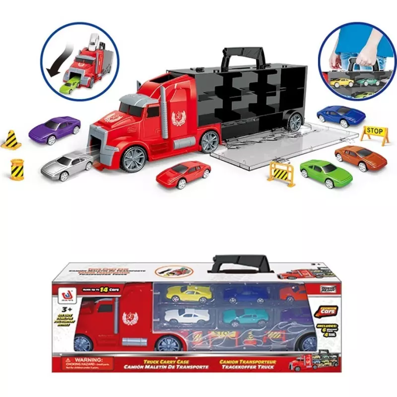 Camion mosquito maletin con 8 autito