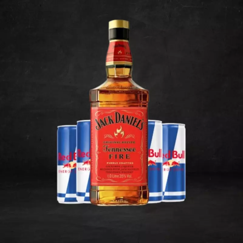 Combo: Whisky Jack Daniels Fire 1L