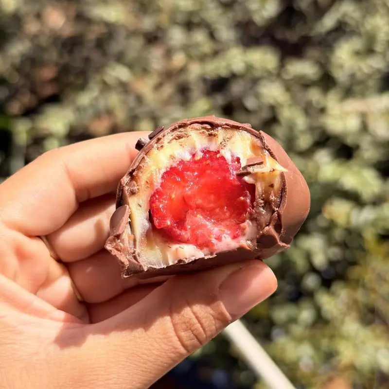 Bombom de maracujá com brigadeiro