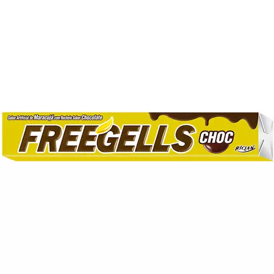 Freegells maracujá com chocolate