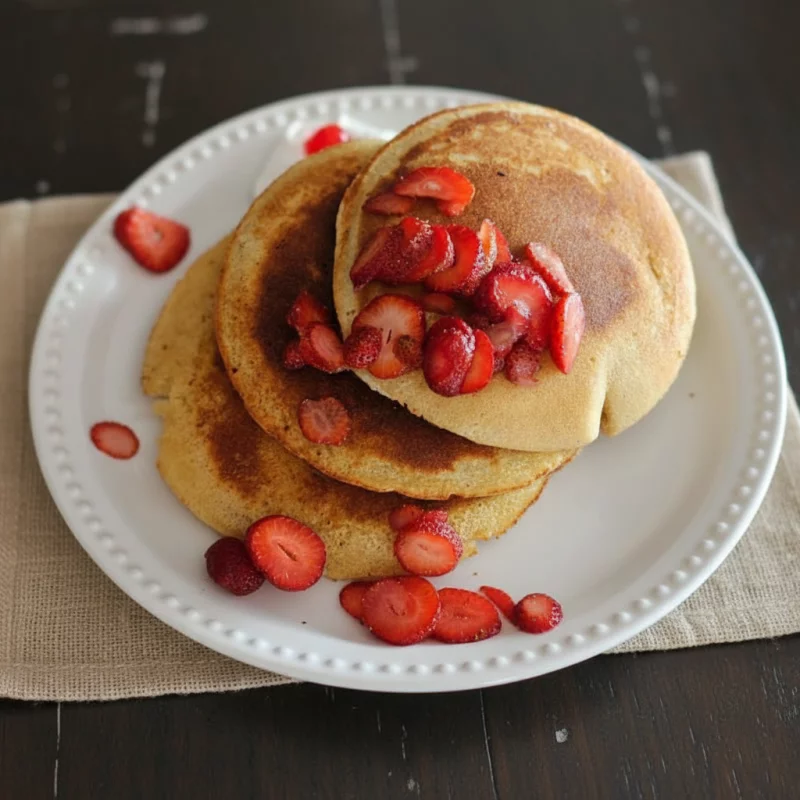 HOT CAKES DE FRESA