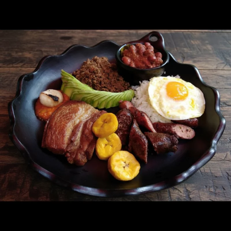 Bandeja Paisa al Estilo Santa Fe