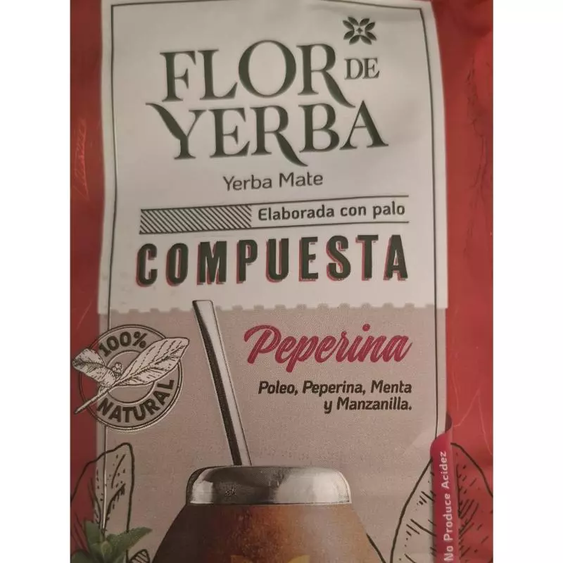 Yerba mate sabor peperina