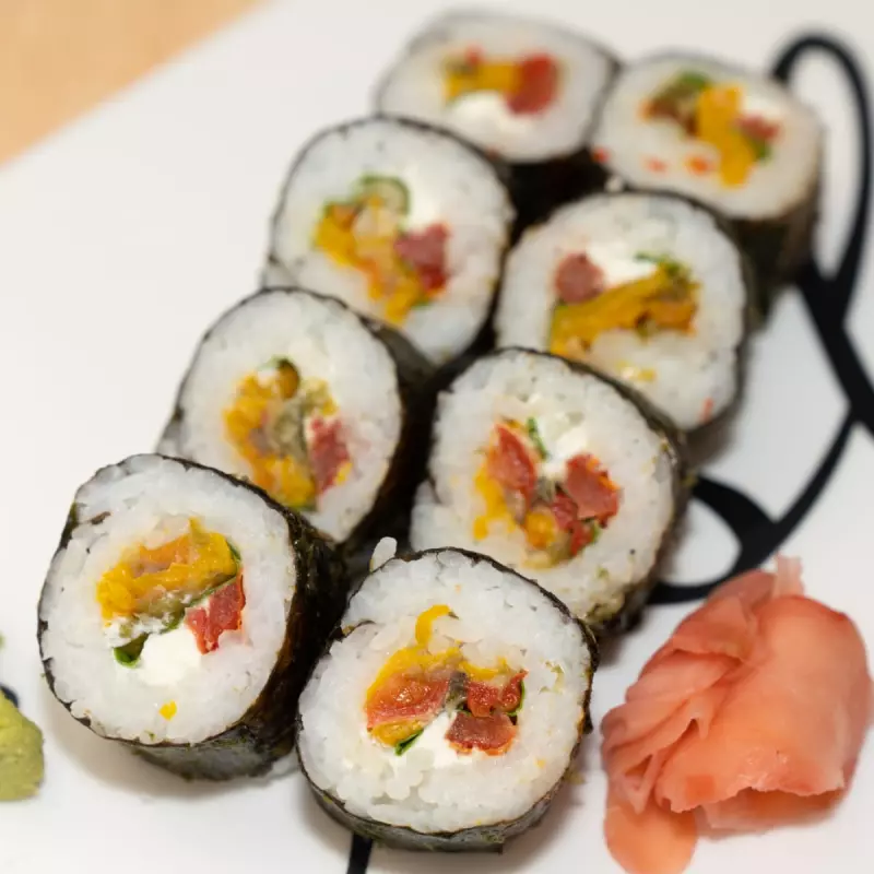 Vegetariano roll 8 piezas