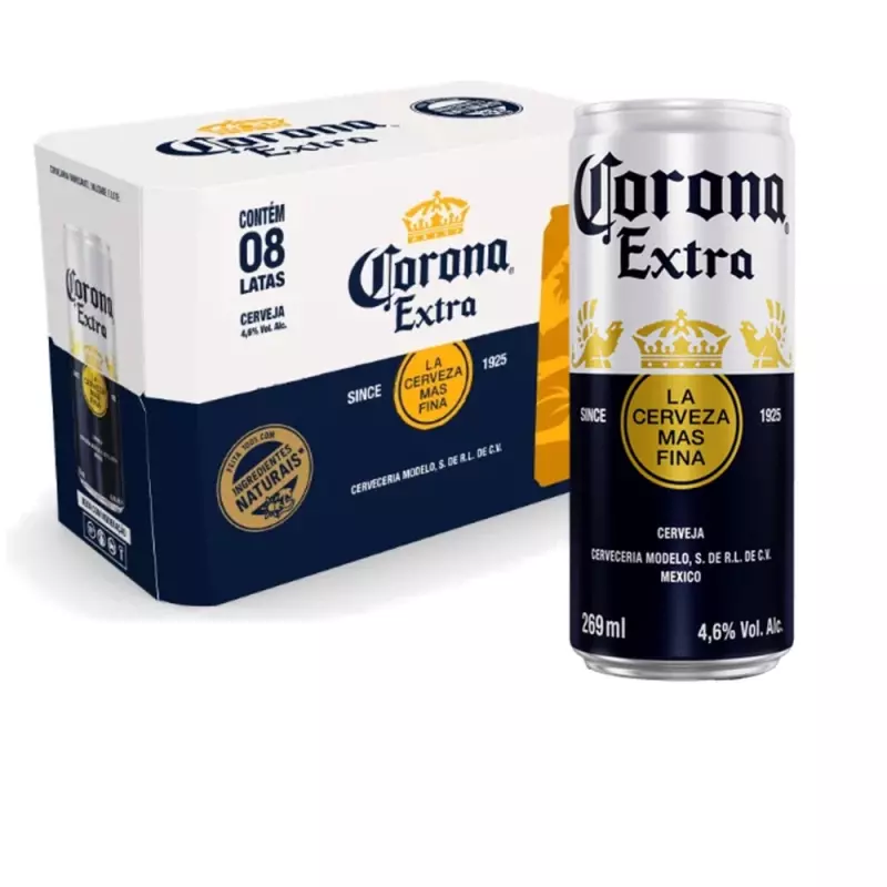CORONA LATA 269ml c/8