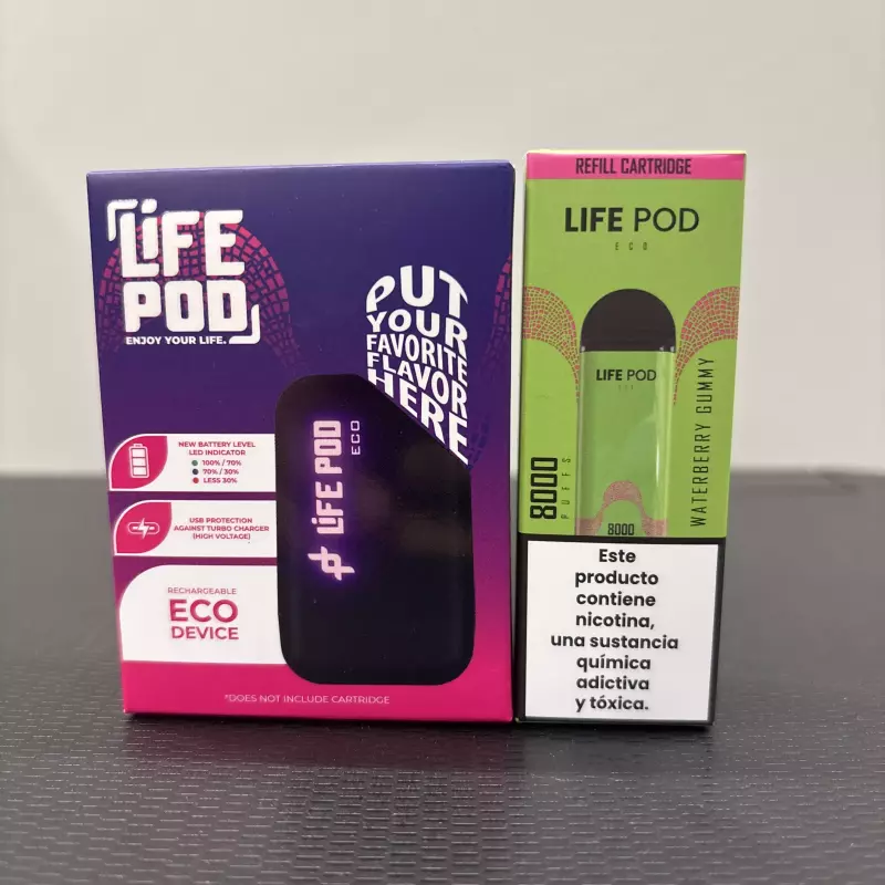 KIT LIFE POD ECO 1 WATERBERRY GUMMY
